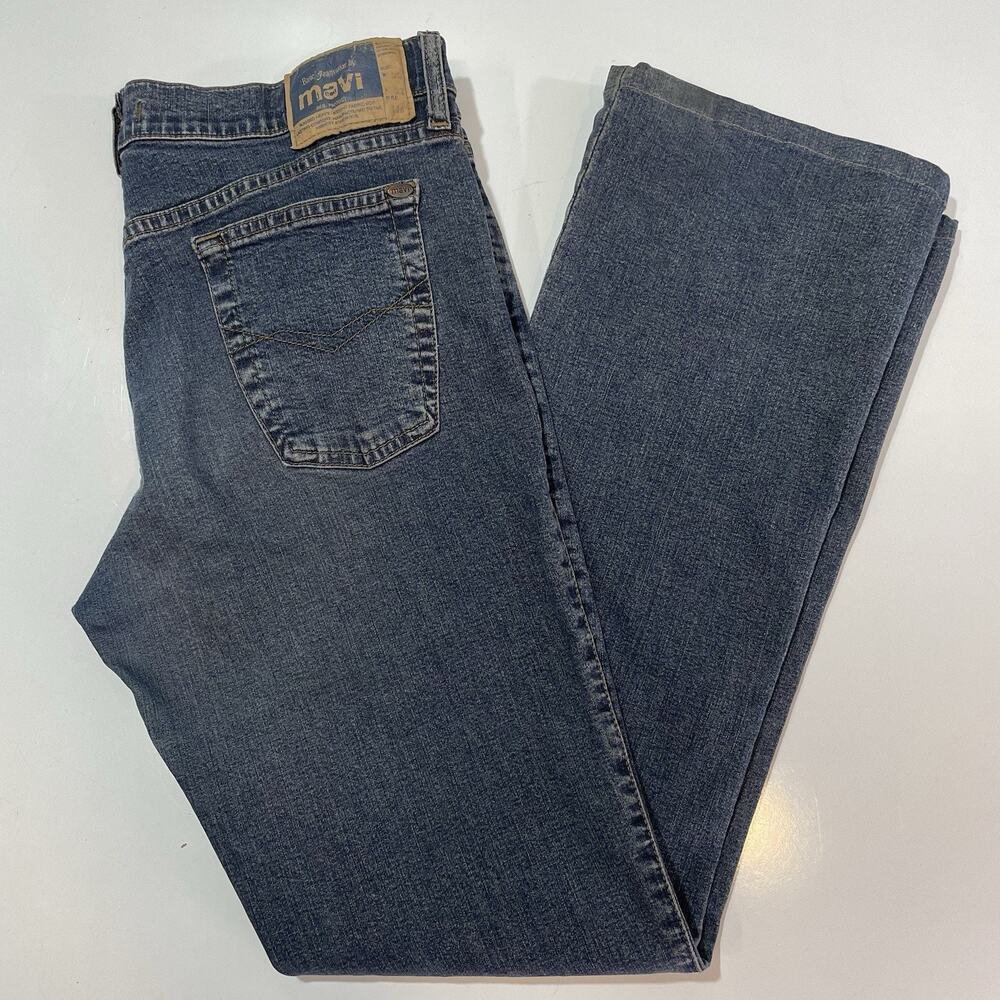 Mavi Molly Jeans Women's Size 30x 32 Bootcut Medium Wash Blue Denim